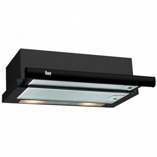 Συρόμενος Απορροφητήρας TEKA 2 Ταχύτητες Τουρμπίνα Διπλής Απορρόφησης 304m3/h 60cm TL 6310 BK Μαύρο 40474252 44952