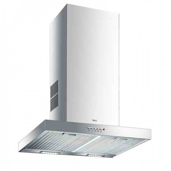 Απορροφητήρας Καμινάδα Τοίχου TEKA 4 Ταχύτητες Τουρμπίνα Διπλής Απορρόφησης 638m3/h 60cm DSJ 680 Ασημί 40484820 44932