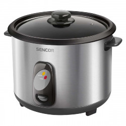 Ατμομάγειρας Ρυζιού Rice Cooker 1,8lt Stainless Steel Sencor SRM 1800SS Ασημί 41892