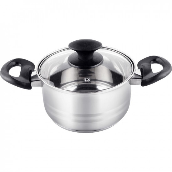 Κατσαρόλα LEGER SS 16x9,5cm 1,8lt Stainless Steel Lamart LTB1695 Ασημί 42929