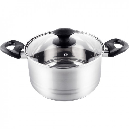 Κατσαρόλα LEGER SS 20x11,5cm 3,5lt Stainless Steel Lamart LTB2011 Ασημί 42931