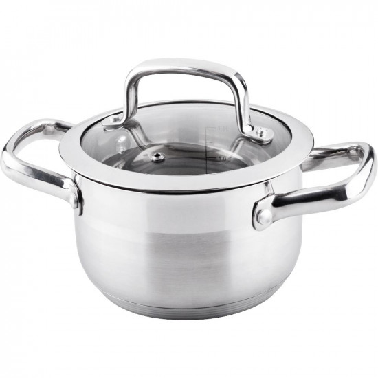 Κατσαρόλα PRESTIGE SS 16x9,5cm Stainless Steel Lamart LTSS1695 42934