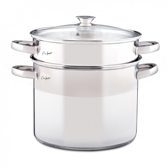 Κατσαρόλα Ζυμαρικών PASTA  με Σουρωτήρι 24cm 8lt Stainless Steel Lamart LTSS2417 42954