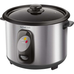 Ατμομάγειρας Ρυζιού Rice Cooker 1lt Stainless Steel Sencor SRM 1000SS Ασημί 42026