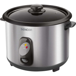 Ατμομάγειρας Ρυζιού Rice Cooker 2,8lt Stainless Steel Sencor SRM 2800SS Ασημί 42028
