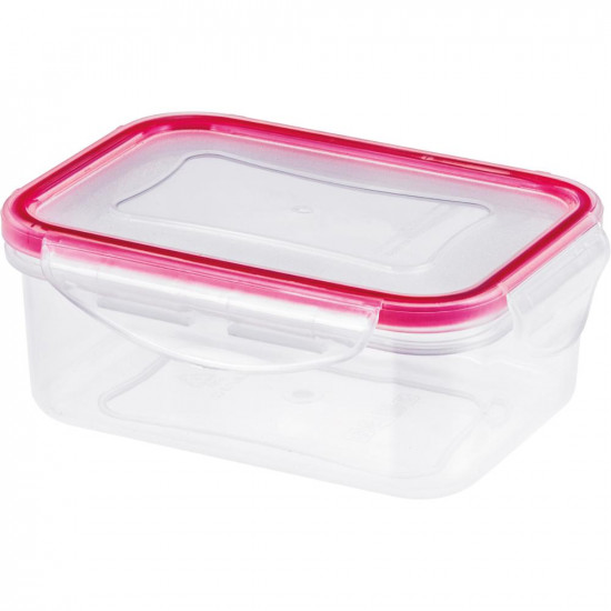 Δοχείο Φαγητού Πλαστικό με Clip Κατάλληλο για Φούρνο Μικροκυμάτων 400ml Lamart LT6006 Διαφανές 42981
