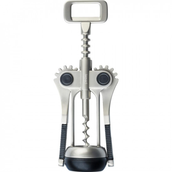 Ανοιχτήρι Μπουκαλιών & Τιρμπουσόν με Πτερύγια Μεταλλικό Lamart LT2070 Γκρι 43035