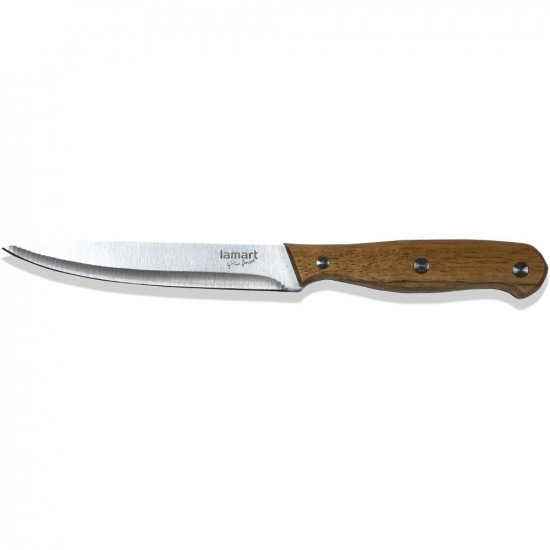 Μαχαίρι Αποφλοίωσης από Ανοξείδωτο Ατσάλι και Ξύλινη Λαβή 9,5cm RENNES Lamart LT2085 43083