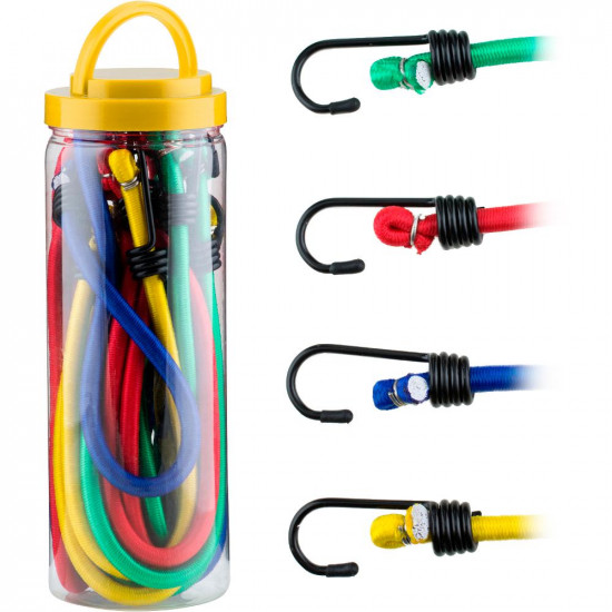 Ελαστικά Δεματικά/Χταπόδια Fieldmann FDAG 1001  Ελαστικότητα 40-100cm Σετ 8 Τεμ. 46905