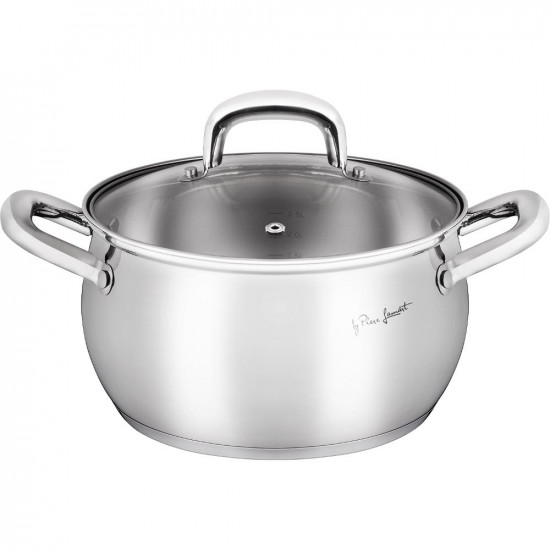 Κατσαρόλα SHAPE 20cm 3,6lt Stainless Steel Lamart LT1160 43125