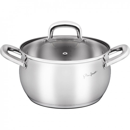 Κατσαρόλα SHAPE 22cm 4,7lt Stainless Steel Lamart LT1161 43126