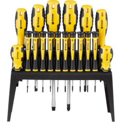 Σετ Κατσαβίδια Fieldmann FDS 5008-18R με Βάση Τοποθέτησης 18 Τεμ. 43811