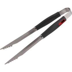 Τσιμπίδα για Ψησταριά από Ανοξείδωτο Ατσάλι 40cm BBQ Lamart LT5027 Μαύρο/Ασημί 42550