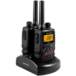 Walkie Talkie Sencor SMR 601 TWIN με 16 Κανάλια και Εμβέλεια έως 8 km. Περιλαμβάνει 8xAAA Μπαταρίες και Σταθμό Φόρτισης 41352