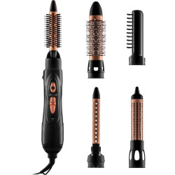 Ηλεκτρική Βούρτσα Μαλλιών Sencor SHS 8401BK 1000W Keratin με 5 Εναλλάξιμα Εξαρτήματα και 2 Επιλογές Θερμοκρασίας 42614