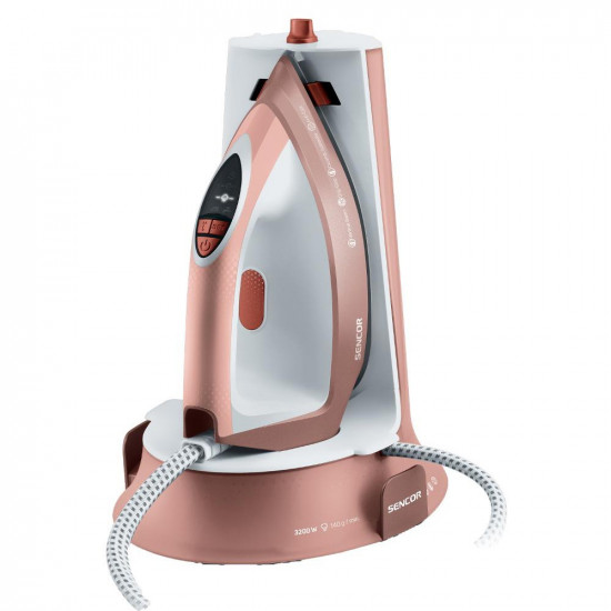 Σύστημα σιδερώματος Smart Display 140 g/min 3200W Sencor SSI 0910RS Λευκό/Ροζ 42646