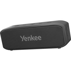 Φορητό Ηχείο Wireless Yenkee YSP 3010BK Mini BT v5.3 TWS 2400mAh 20W με USB-C SD CARD  3.5mm Μαύρο 47177