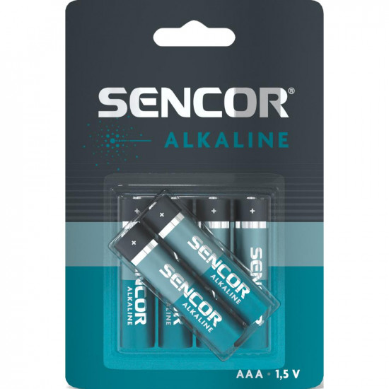 Μπαταρία Αλκαλική Sencor SBA LR03 size AAA 4+2τμχ 41710
