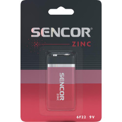 Μπαταρία Sencor SBA 6F22 Zinc-Carbon 9V 41720