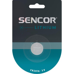 Μπαταρία Λιθίου Sencor SBA CR2016 3V 1τμχ 41724