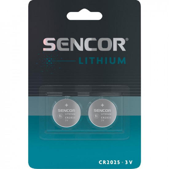 Buttoncell Lithium Sencor SBA CR2025 Τεμ. 2 41728