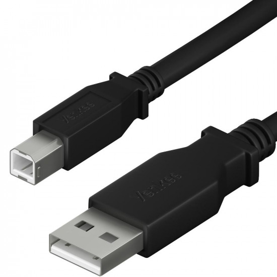 Καλώδιο Σύνδεσης Yenkee YCU 015 USB-A σε USB-B 2.0 480Mbps 1.5m 49782