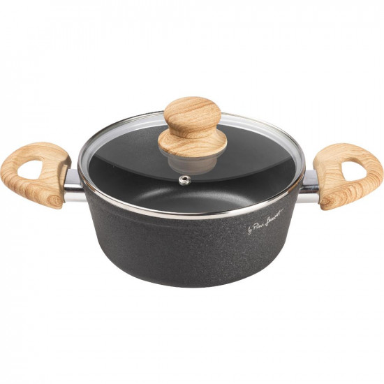 Κατσαρόλα NATUR Αντικολλητικό Αλουμίνιο 20cm 2,2lt Lamart LT1246 Μαύρο 43342