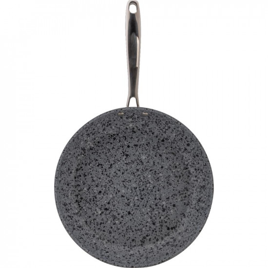 Τηγάνι GRANIT Αντικολλητικό Αλουμίνιο με Επίστρωση Γρανίτη 28cm Lamart LT1251 Μαύρο 43346