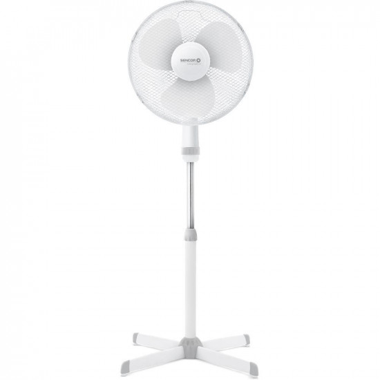 Ανεμιστήρας Δαπέδου Sencor SFN 4047WH-EUE3 50W 3 Ταχυτήτων Διάμετρου 40cm  Λευκός 42926