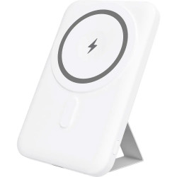 Power Bank Yenkee YPB 501 5000mAh 15W 3A MagSafe Ασύρματη Φόρτιση και 1xUSB-C PD20W, LED Ένδειξη Μπαταρίας Λευκό 47807