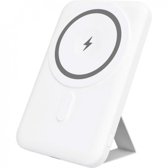 Power Bank Yenkee YPB 501 5000mAh 15W 3A MagSafe Ασύρματη Φόρτιση και 1xUSB-C PD20W, LED Ένδειξη Μπαταρίας Λευκό 47807