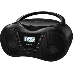 Ασύρματο ΡαδιοCD Sencor SPT 2300 BK με CD/MP3/USB/BT 5.1  4W 46366
