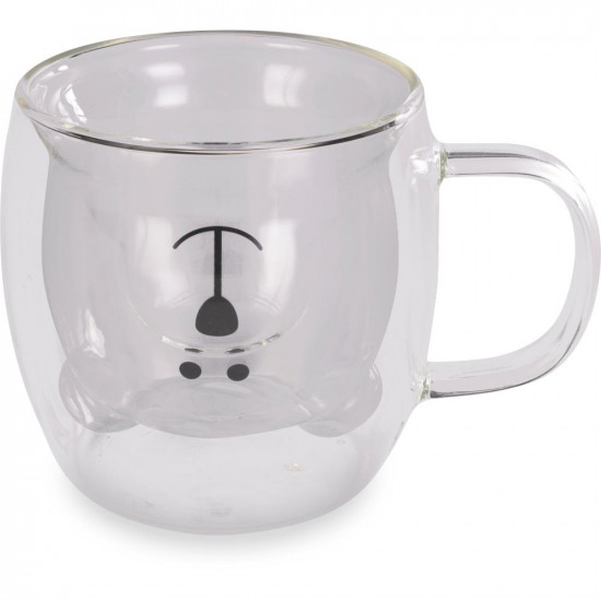Σετ Ποτήρια VASO Lamart LT9125 Γυάλινα με Διπλό Τοίχωμα 250ml Διάφανα 2 Τεμ 46732
