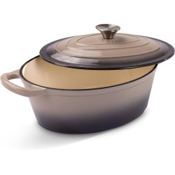Κατσαρόλα Oval Εμαγιέ 28x11.2cm 3.5lt Lamart IRON LT1305 47969