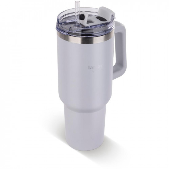 Ποτήρι Θερμός από Ανοξείδωτο & Πλαστικό 1.2L HUGE Lamart LT4086 Λευκό 49672