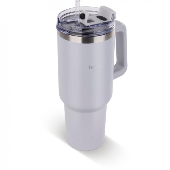 Ποτήρι Θερμός από Ανοξείδωτο & Πλαστικό 900ml HUGE Lamart LT4089 Λευκό 49675