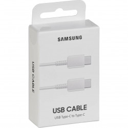 Καλώδιο σύνδεσης Samsung EP-DA705BWEGWW USB-C σε USB-C Λευκό Original 1m Retail 34467