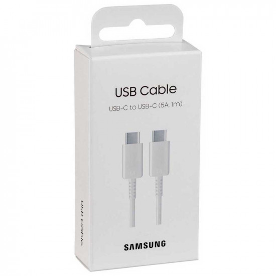 Καλώδιο σύνδεσης Samsung EP-DN975BWEGWW USB-C σε USB-C 5A 100W Λευκό 1m 40811