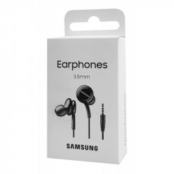Hands Free Stereo Samsung EO-IA500BBEGWW 3.5mm με Μικρόφωνο και Πλήκτρο Λειτουργίας 1.2m Μαύρα 37053