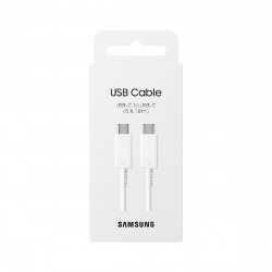 Καλώδιο σύνδεσης Samsung EP-DX510JWEGEU USB-C σε USB-C Λευκό Original 5A 1.8m 37205