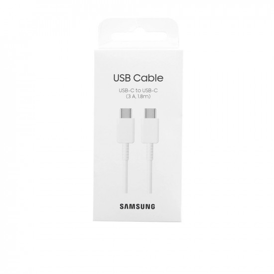 Καλώδιο σύνδεσης Samsung EP-DX310JWEGEU USB-C σε USB-C Λευκό Original 3A 1.8m 37204