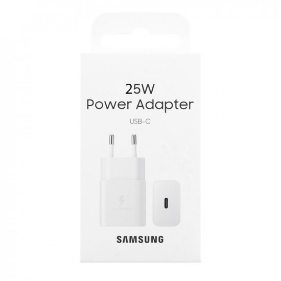 Φορτιστής Ταξιδίου Samsung EP-T2510NWEGEU USB-C GaN 25W Λευκός 40832