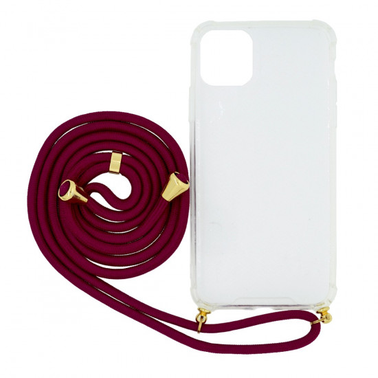 Θήκη Goospery Strap Case για  Apple IPhone 11 Pro Max Μπορντώ 34828
