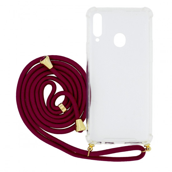 Θήκη Goospery Strap Case για Samsung Galaxy SM-A207F/DS A20s Μπορντώ 34827