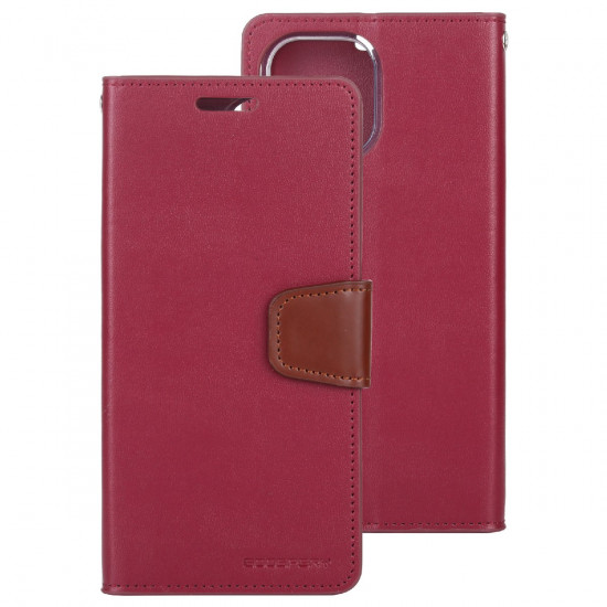 Θήκη Book Goospery Sonata Diary Case για Apple iPhone 12 Pro Max Μπορντώ 34774