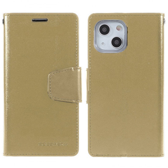 Θήκη Book Goospery Sonata Diary Case για Apple iPhone 13/ iPhone 14 Χρυσό 34762