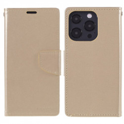 Θήκη Book Goospery Bravo Diary για Apple iPhone 13 Pro Max Χρυσαφί 33084