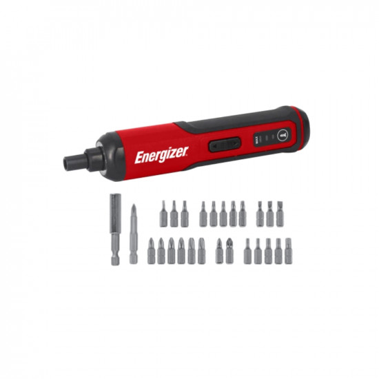 Energizer 3GS01 Επαναφορτιζόμενο Ηλεκτρικό Κατσαβίδι 3V 3Nm 300Rpm 1500mAh USB-C με 26 Εναλλασσόμενες Μύτες 48569