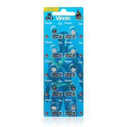 Buttoncell Vinnic L521F AG0 LR60 Τεμ. 10 με Διάτρητη Συσκευασία 1.5V 32447