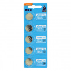 Buttoncell Vinnic CR1616 3V Τεμ. 5 με Διάτρητη Συσκευασία 26815